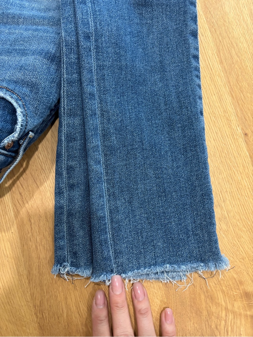 DENIM FORUM The Lola High-Rise Mid Blue Jeans - Picture 6 of 6